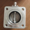 Transformer butterfly valve steel plate valve ND80